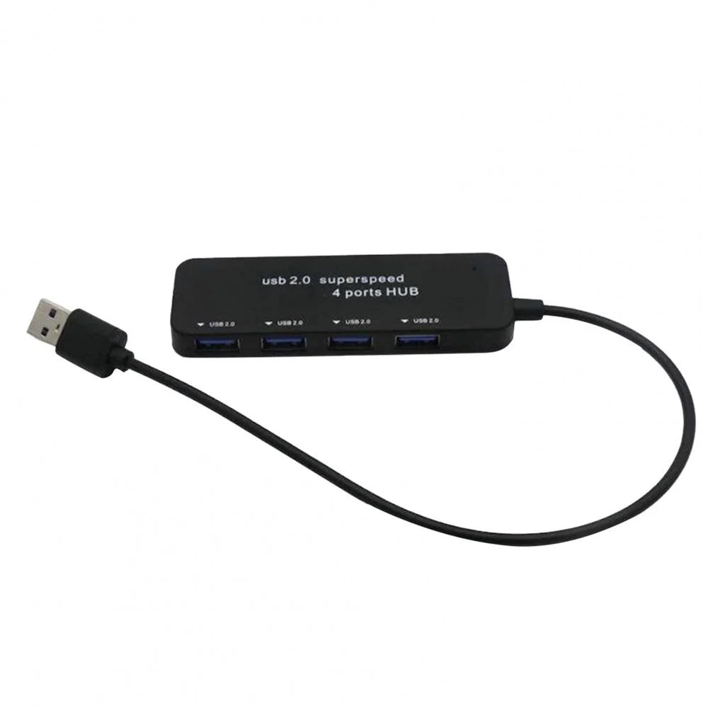 USB2.0 Docking Station USB2.0 to 4 USB2.0 Hub Multi-Port USB Adapter Hub for PC, Laptops - 2