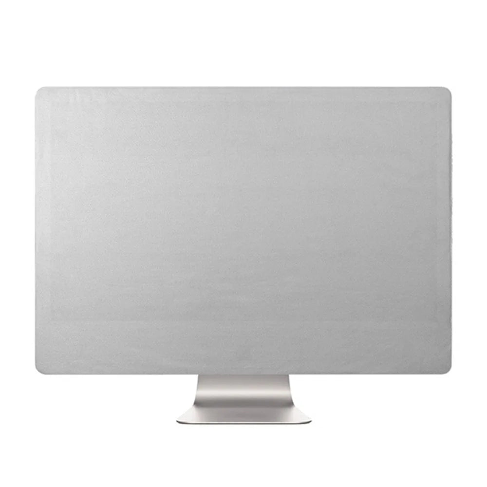 TXESIGN 21-inch Computer Screen Foldable Dustproof Protective Cover for Apple iMac Macbook Pro Air Samsung HP Dell Lenovo - Silver - 1