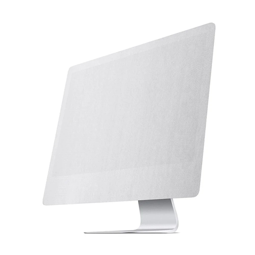 TXESIGN 27-inch Dustproof Computer Screen Protective Cover for Apple iMac Macbook Pro Air Samsung HP Dell Lenovo Foldable Cover - Silver - 4
