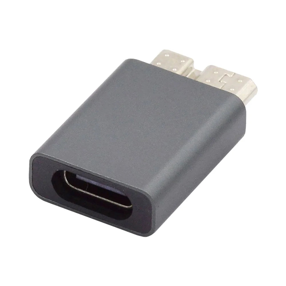 UC-082-MMCF USB-C USB 3.1 Type C Female to Micro USB 3.0 Male Data Adapter 10Gbps Data Power for Laptop SSD Disk - 2