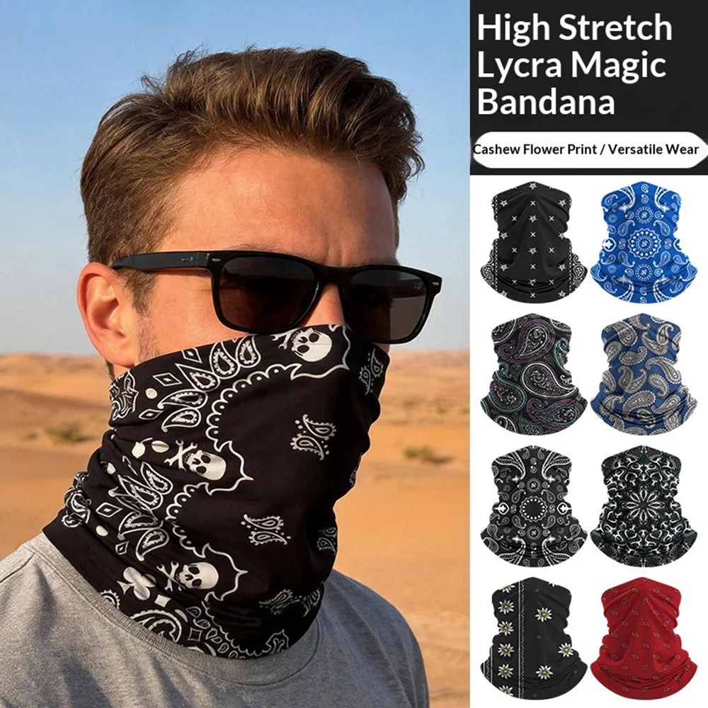 Summer Sun Protection Face Mask UPF50+ Ice Silk Breathable Quick Dry Neck Gaiter for Outdoor Sports - YGHWB/001 - 2