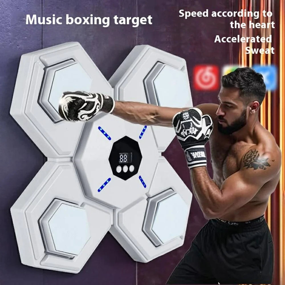 AL789275 Smart Bluetooth-compatible Music Boxing Machine Wall Mounted Boxing Target for Men Women Kids - 2