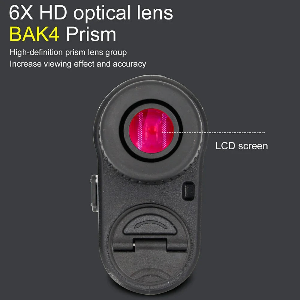 KAEMEASU Rechargeable Telescope Laser Rangefinder Distance Meter for Golf Hunting - KM-M450 - 7