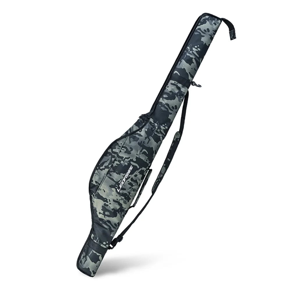 LEO 28247 140CM Fishing Pole Carrying Shoulder Bag Fishing Rod Case Nylon Cloth Storage Pouch Organizer - 1