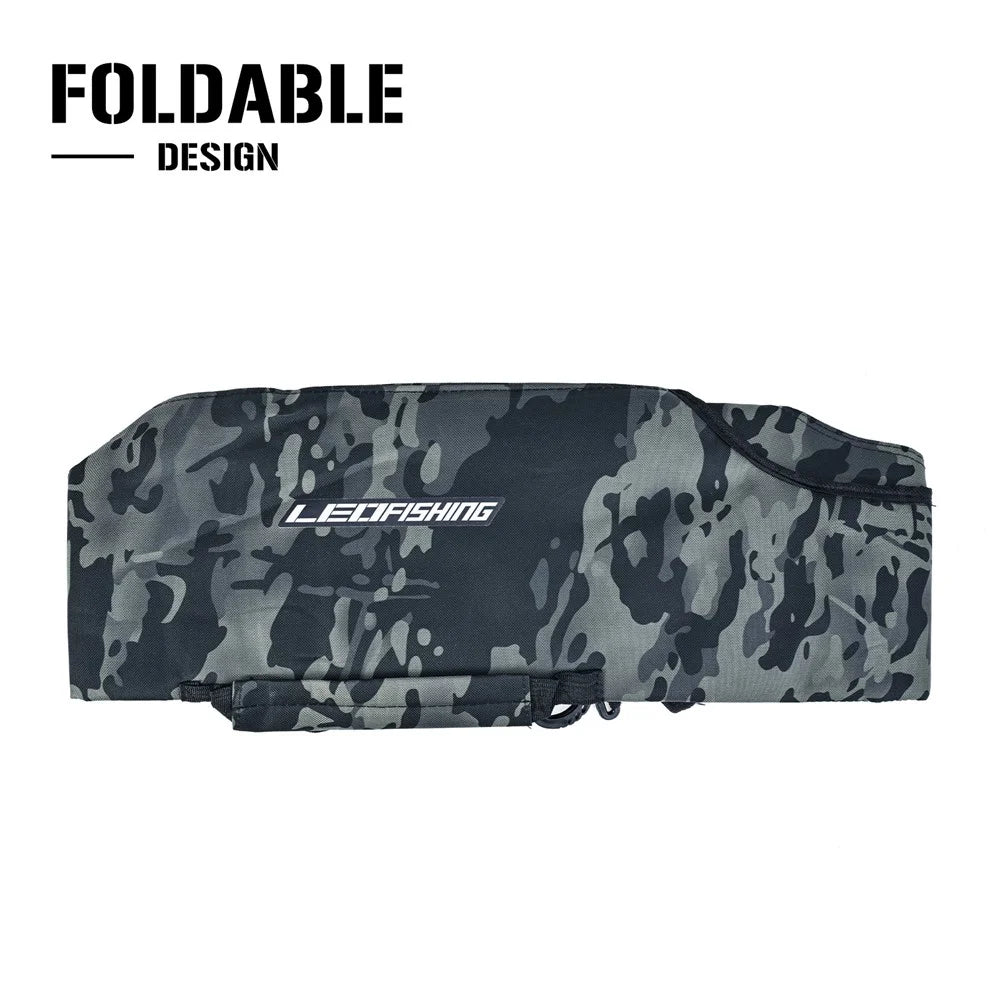 LEO 28247 140CM Fishing Pole Carrying Shoulder Bag Fishing Rod Case Nylon Cloth Storage Pouch Organizer - 7