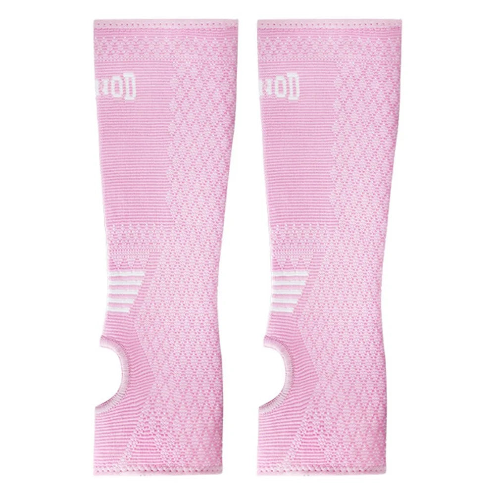 GOUNOD HS109 Breathable Volleyball Arm Guard Compression Passing Hitting Forearm Sleeves, Size L - Pink - 1