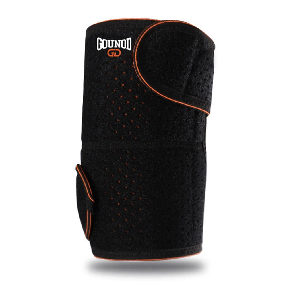 GOUNOD HS040 1Pc Sports Elbow Support Joint Protection Elbow Sleeve Compression Arm Guard - Black - 1