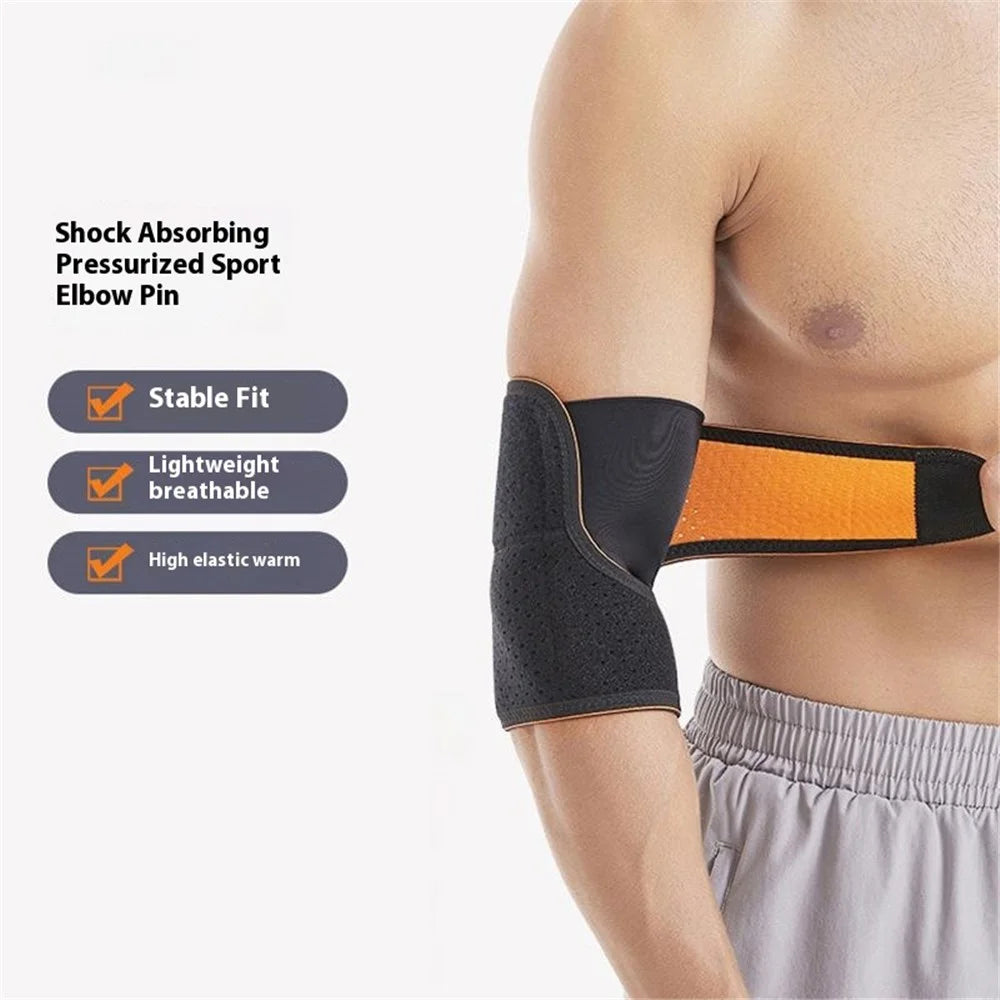 GOUNOD HS040 1Pc Sports Elbow Support Joint Protection Elbow Sleeve Compression Arm Guard - Black - 2