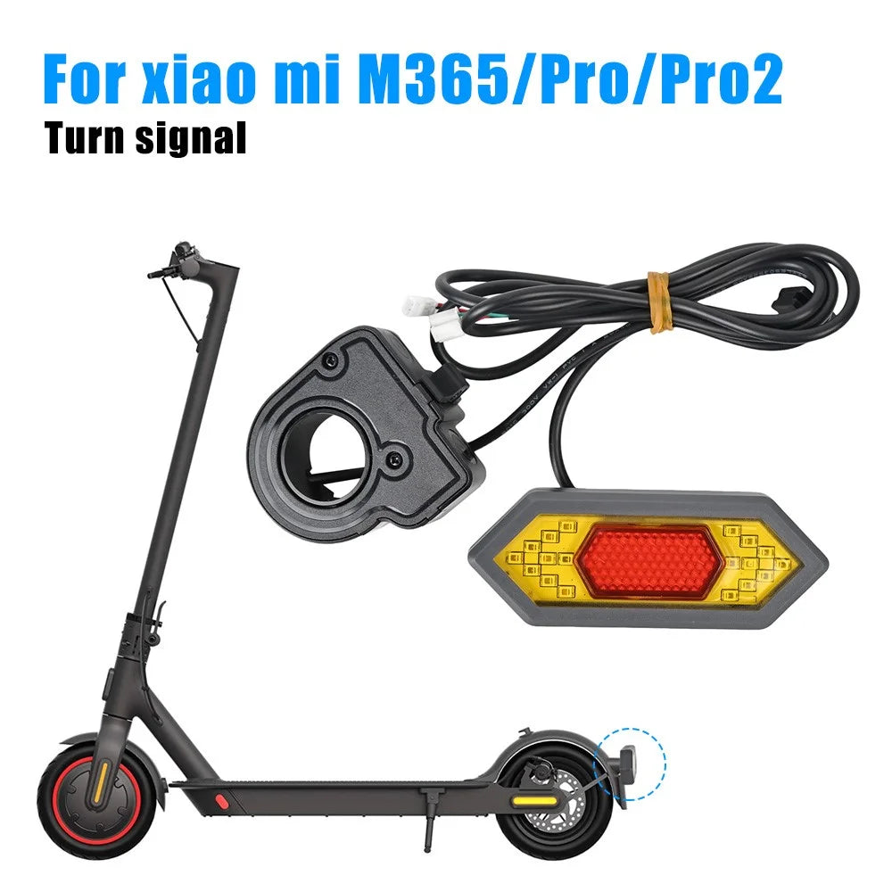 SIXYE LYXM303 For Xiaomi M365 Tail Light Turn Signals LED Safety Warning Scooter Rear Lamp - 7