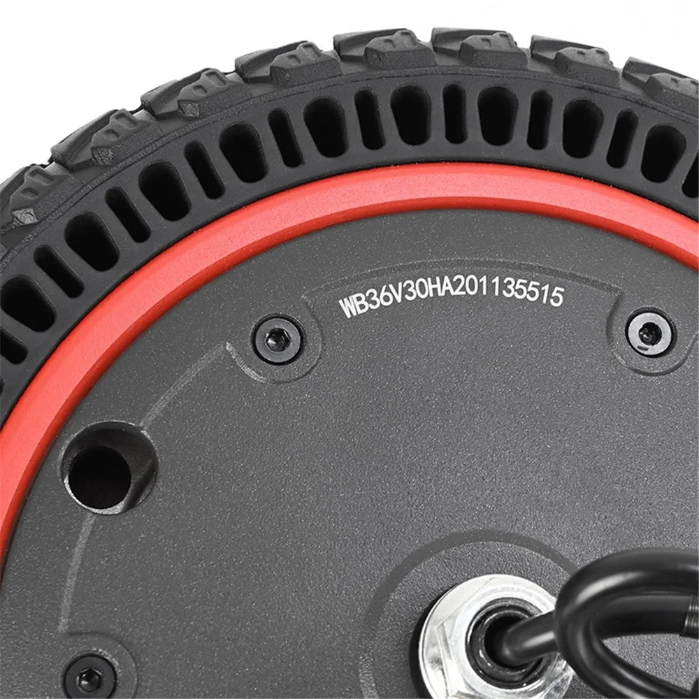 1 Pair 9-Inch Solid Tire for Xiaomi M365 Pro / Pro 2 / Pro 3 Electric Scooter, 350W Front Wheel Motor Hub and Rear Wheel Hub Assembly - 6