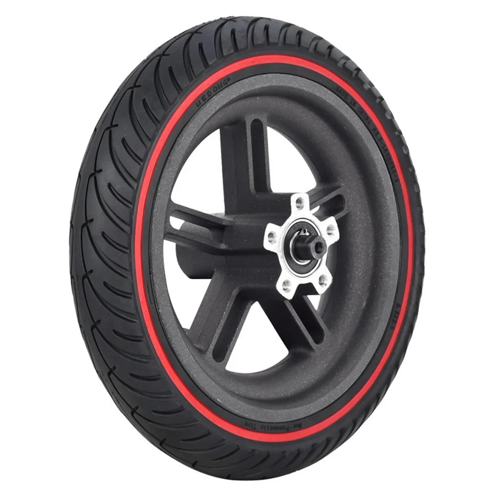 For Xiaomi 1S / M365 / Lite Electric Scooter 8.5-Inch Rear Wheel Hub Colored Circle Decor E-scooter Tire Replacement - Red - 1