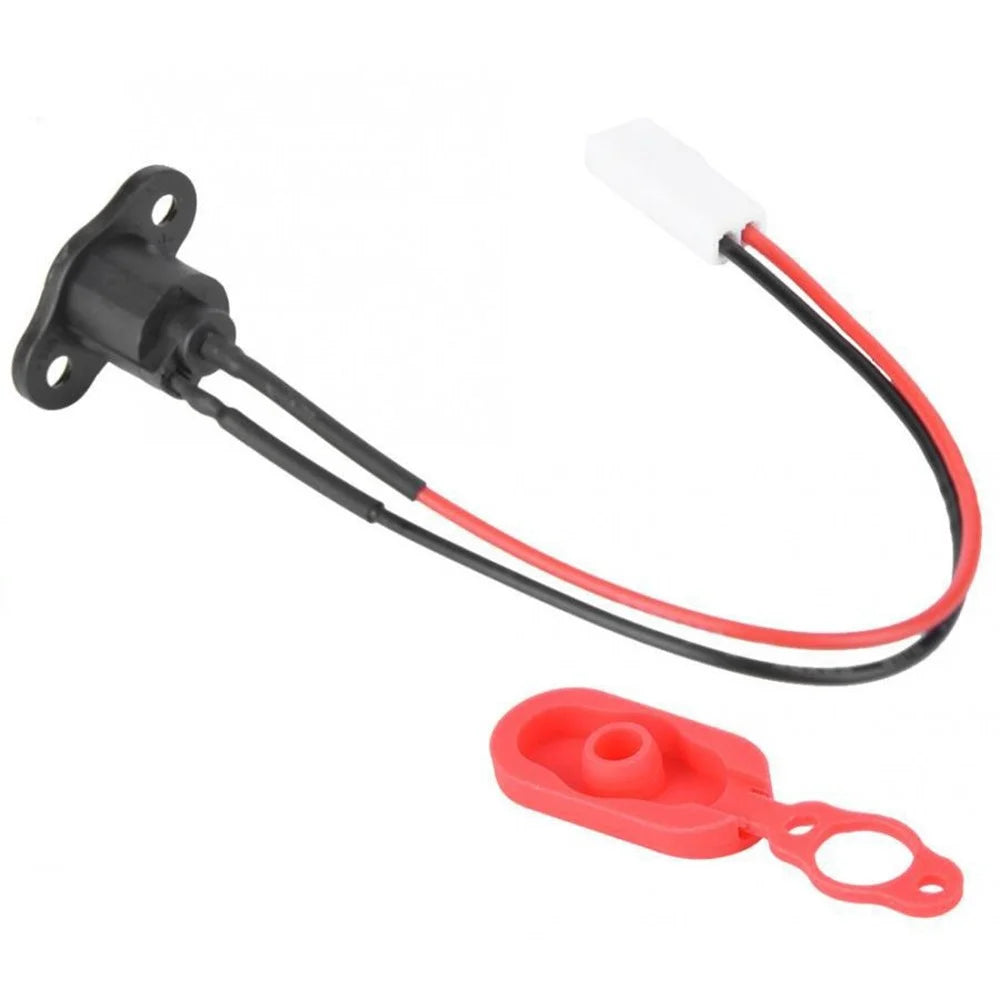 For Xiaomi M365 / Pro Charging Port + Waterproof Cover Electric Scooter Replacement Part - 1