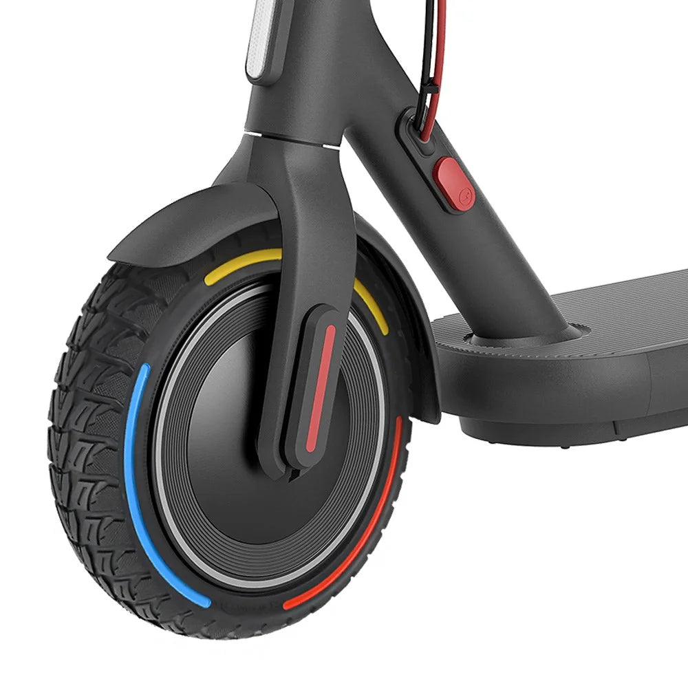 For Xiaomi Mi 4 / Mi 4 Pro Electric Scooter 10x2.5-7-Inch Replacement Rubber Tire Anti-Slip E-Scooter Wheel - Red Yellow Blue - 7
