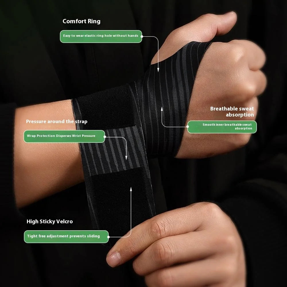 GOLOVEJOY HW15 Snooker Billiards Pool Wrist Support Brace Tendon Sheath Sleeve Training Aid Glove - Black / Left Hand - 3