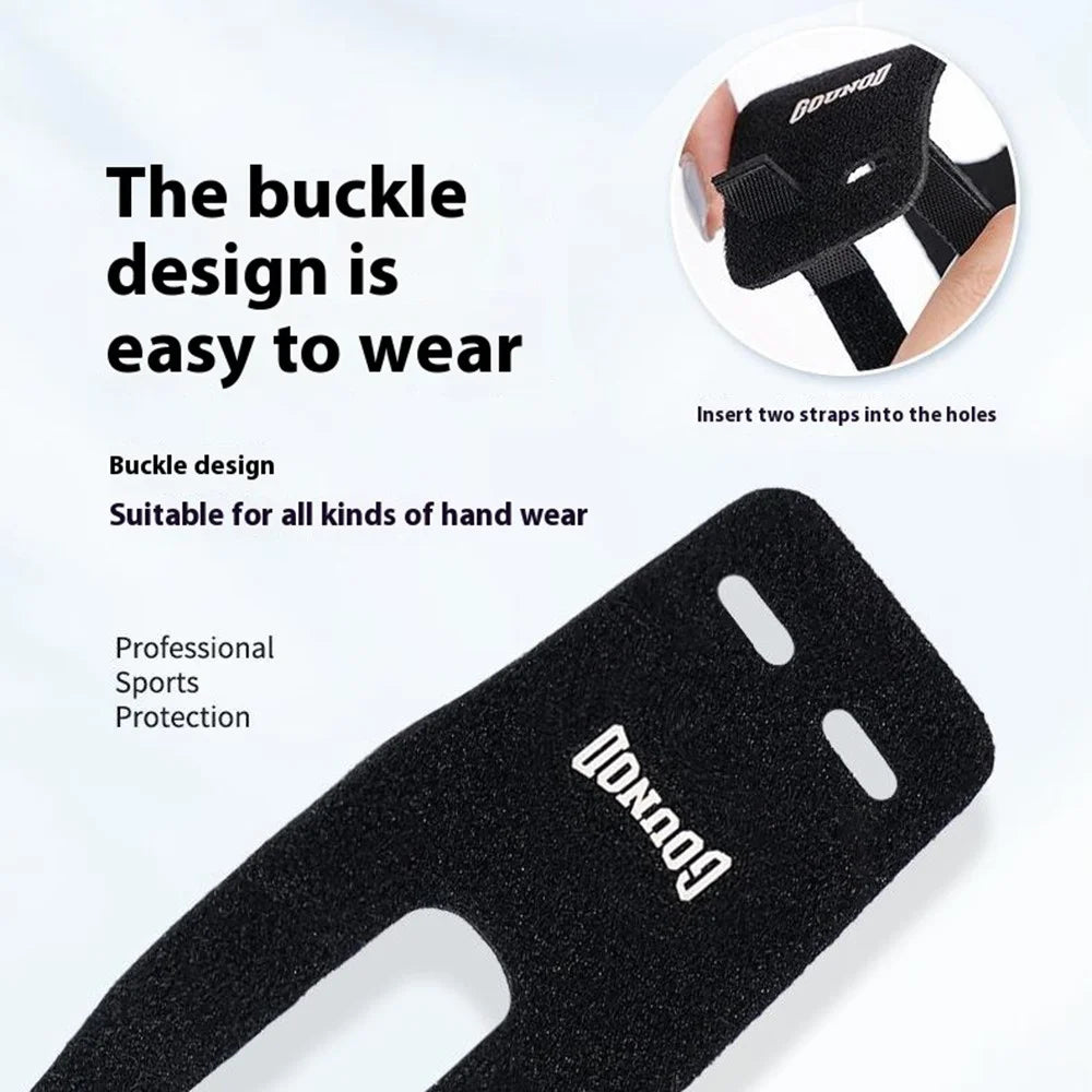 GOUNOD HW003 1 Pair Sports Wrist Support TFCC Protection Wrap Sprain Recovery Compression Wrist Brace - Black - 6