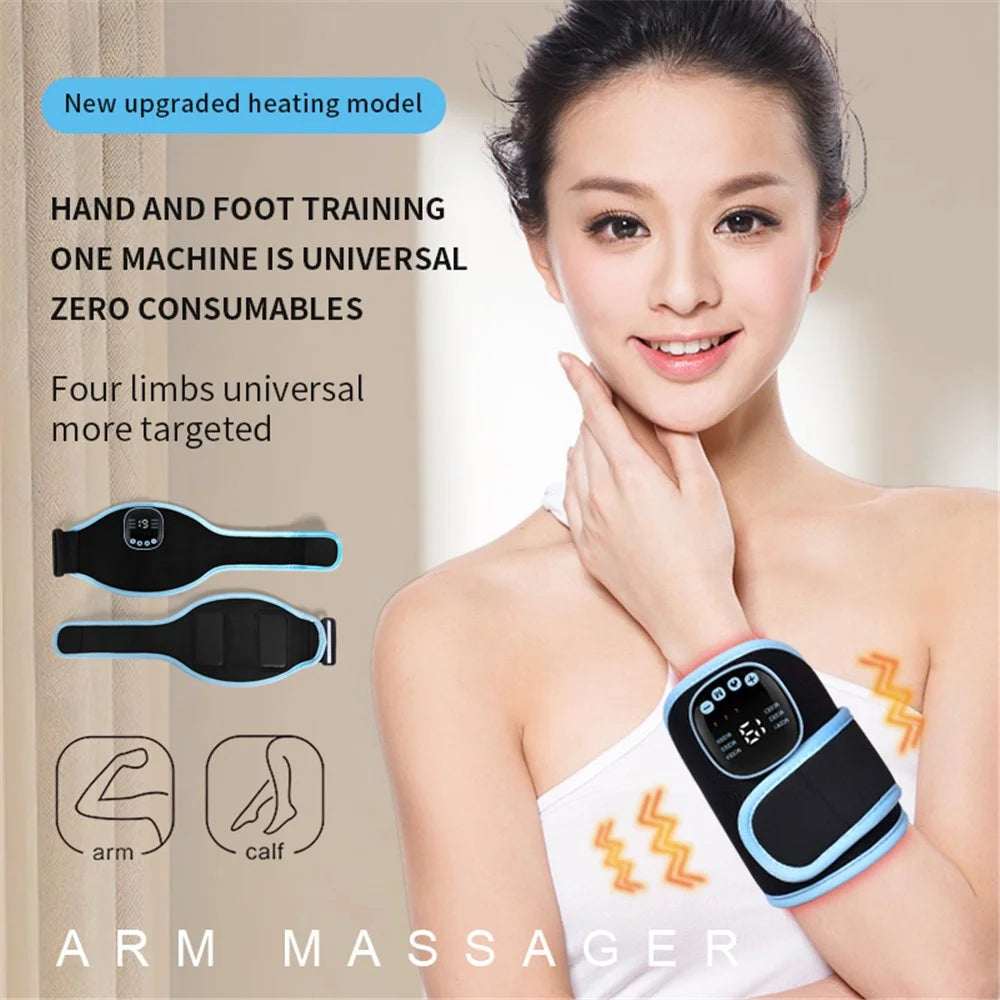 KJH-0030 Multifunction EMS Heating Wrist Support 9 Modes Pulse Massager Smart Arm Band - 2