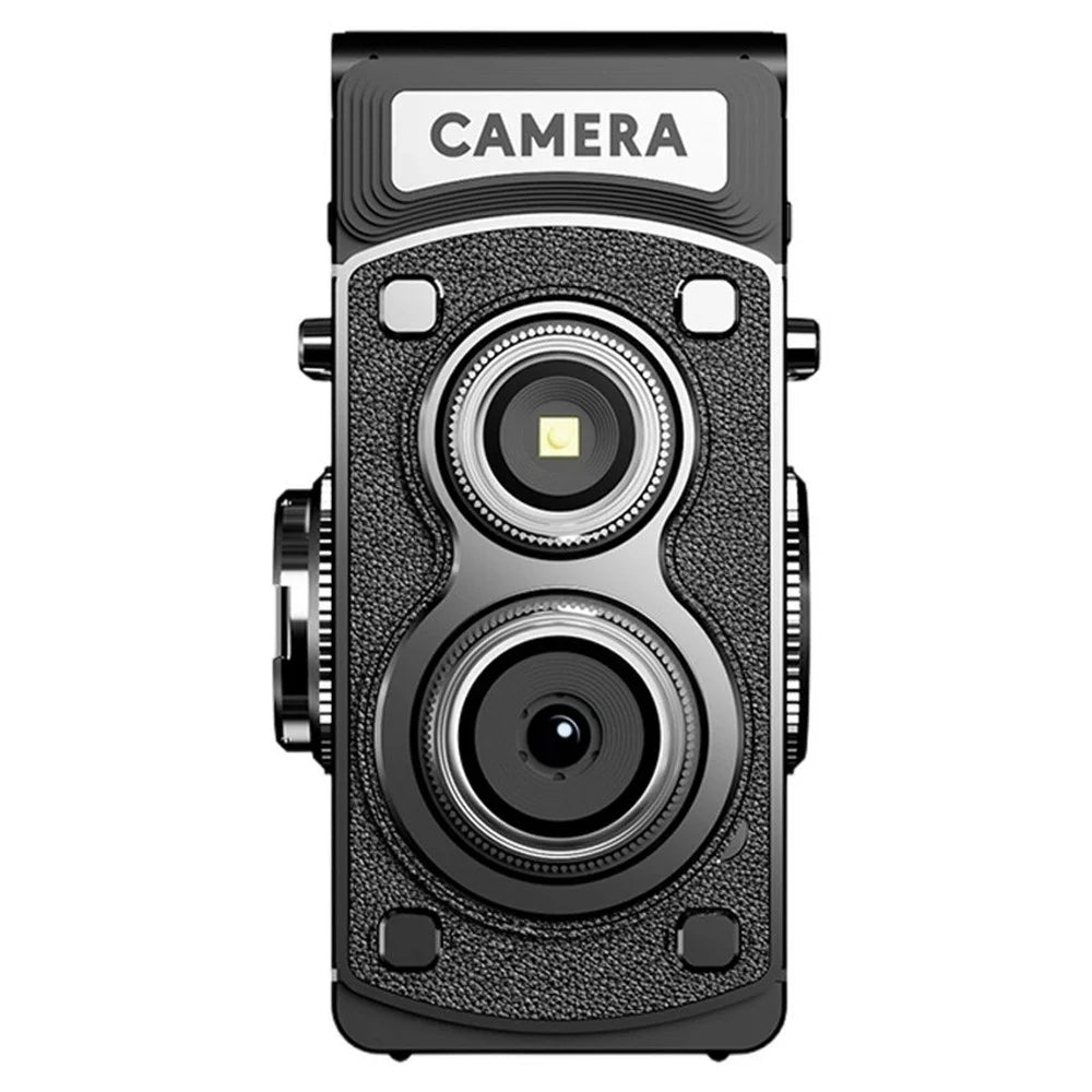 Y8000 Retro Camera Manual Joystick Simulation Vintage Portable Pocket HD Digital Camera No Memory Card - Black - 1