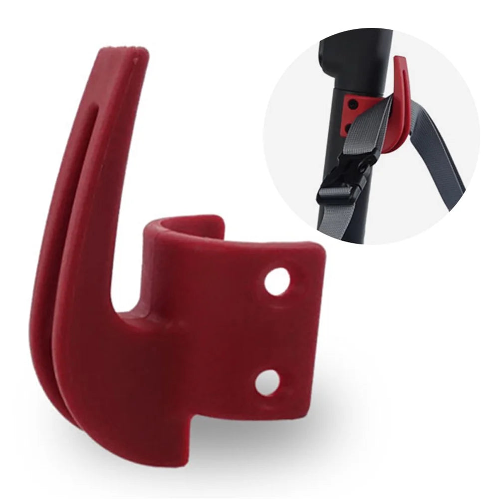Nylon Hook for Ninebot Max G30 Electric Scooter Storage Hook Hanging Bag Claw Hanger - Red - 1