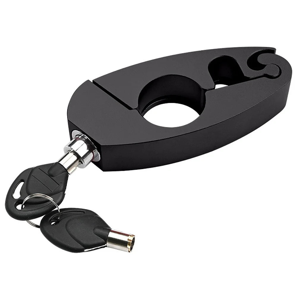 For Xiaomi M365 / Ninebot ES2 / ES3 / ES4 Safety Lock Electric Scooter Handlebar Lock Anti-theft Lock - Black - 1