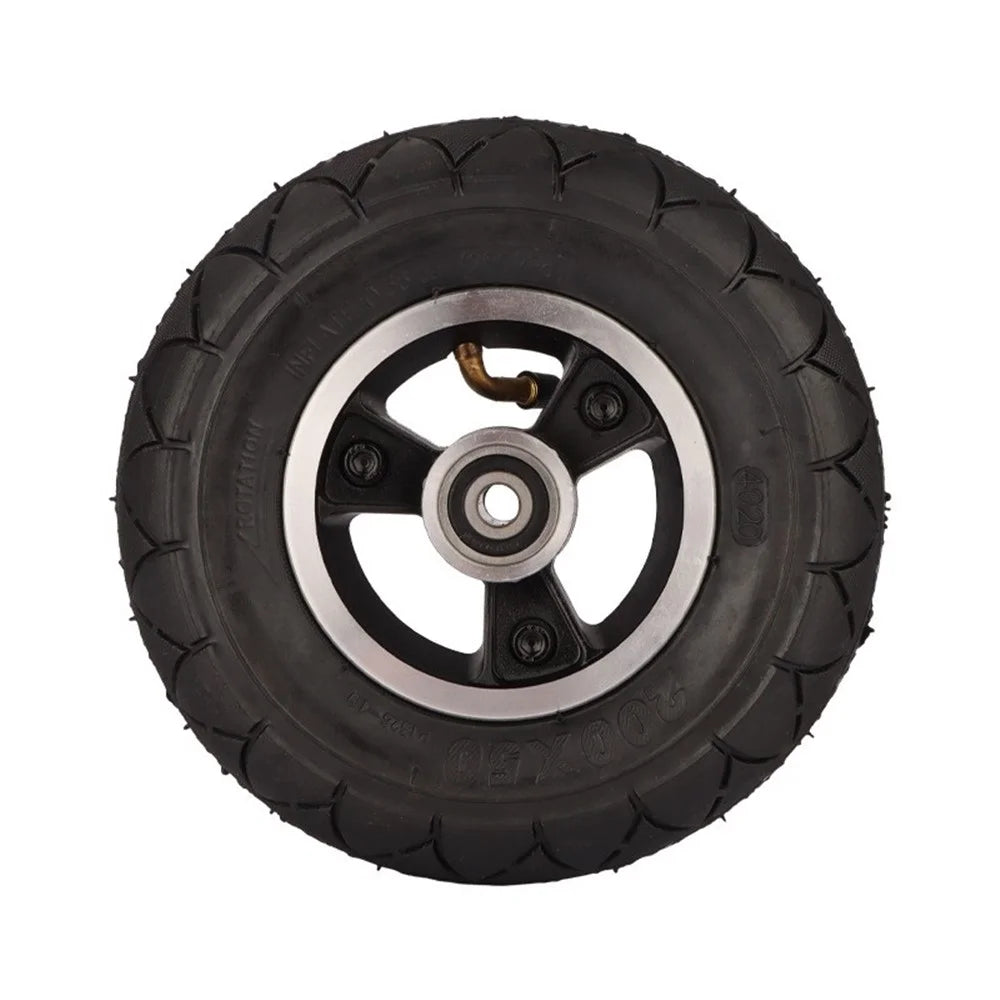For KUGOO M2 Anti-slip Front Tire Electric Scooter Aluminum Alloy+Rubber Front Wheel - 2