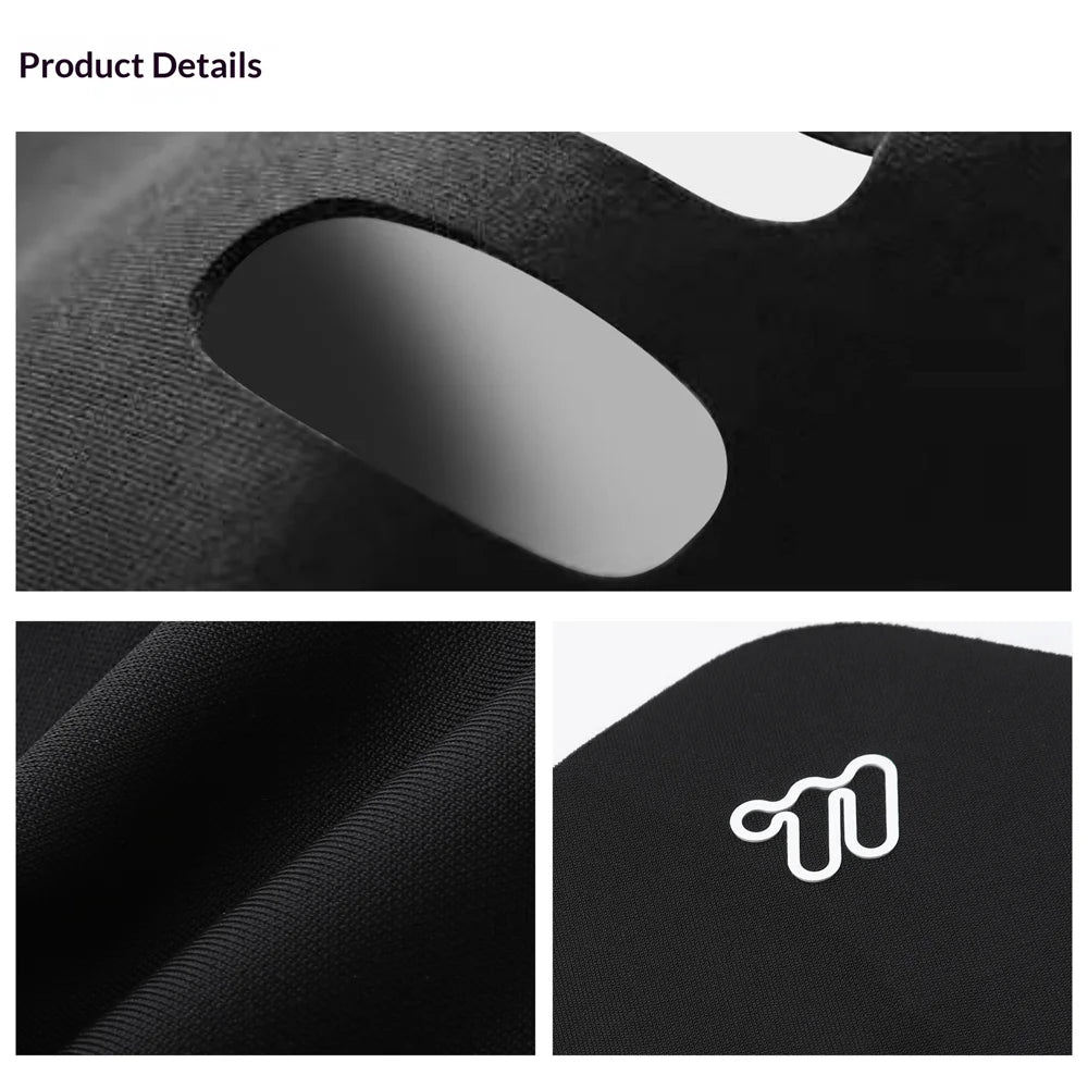 WEST BIKING YP0201497 UPF 50+ Sun Protection Face Mask UV Blocking Ice Silk Breathable for Cycling - Black - 6