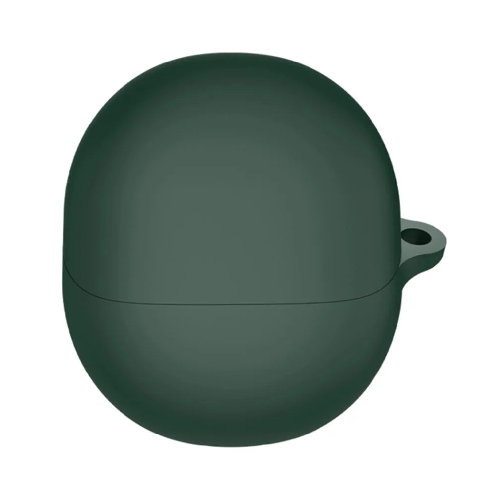 For Xiaomi Buds 4 Bluetooth-compatible Earphone Charging Bin Case Flexible Silicone Sleeve Full Protection Cover - Green - 1