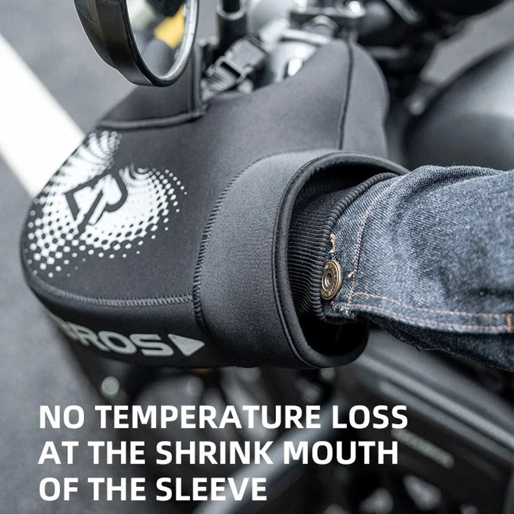 ROCKBROS D55 1 Pair Winter Motorcycle Handle Warm Cover Hand Protection Windproof Polar Fleece Gloves - 3