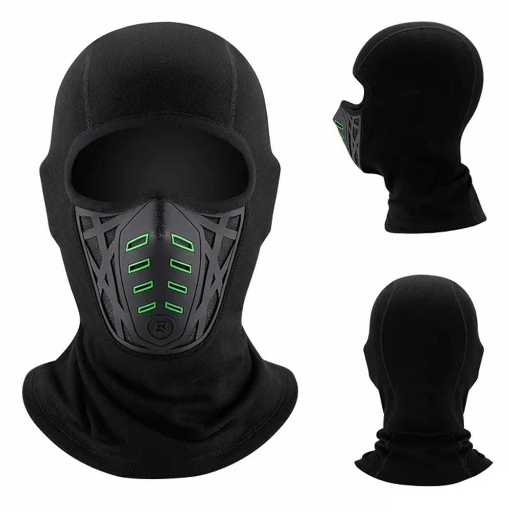 ROCKBROS YPP082 Winter Warm Motorcycle Headgear Windproof Outdoor Cycling Fleece Face Cover - 2