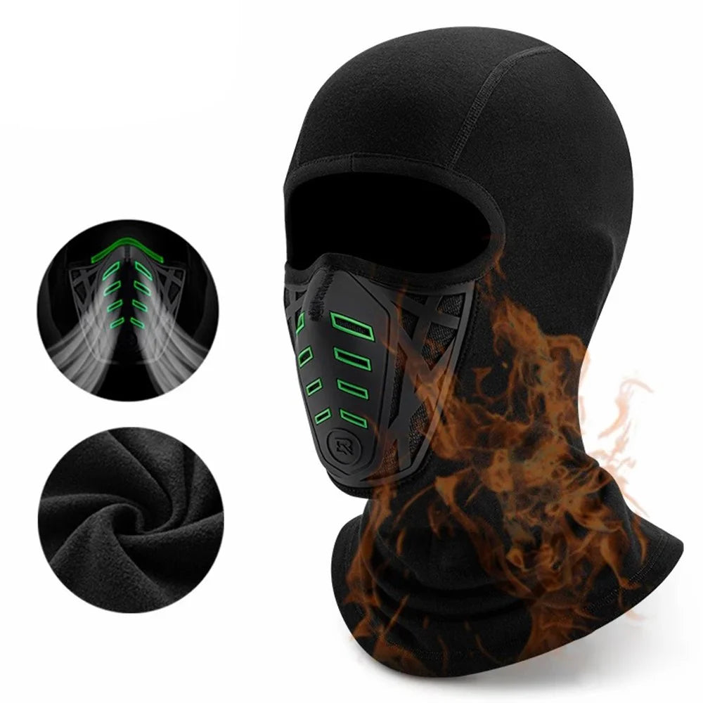 ROCKBROS YPP082 Winter Warm Motorcycle Headgear Windproof Outdoor Cycling Fleece Face Cover - 3