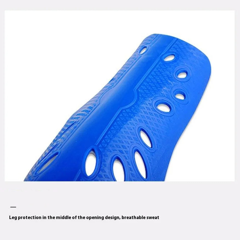 LINTORE WCLT136 1 Pair EVA+PP Double Layer Slip-In Shin Pads Soccer Sports Leg Protector for Children - Blue - 3