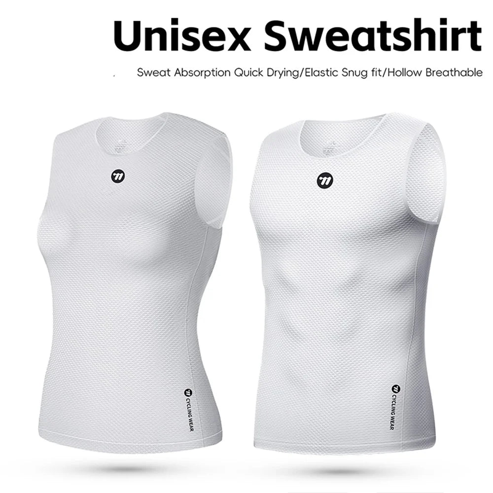WEST BIKING YP0209024 Mountain Bike Cycling Vest Quick Drying Sleeveless Top Size M / L - White - 2