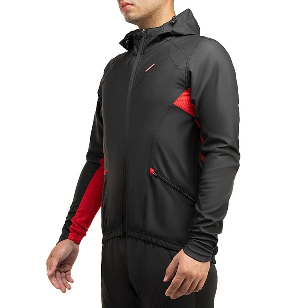 ROCKBROS 15420038 Men Women Cycling Jersey Winter Thermal Fleece Long Sleeve Shirt Top - S - 3