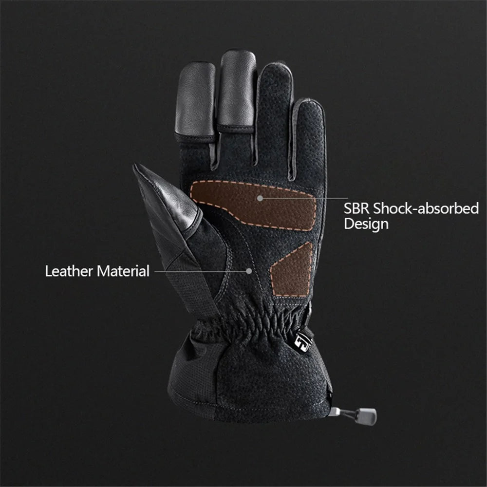PGYTECH 1 Pair Winter Thermal Photography Gloves Windproof Touch Screen Hand Warmer - M - 6