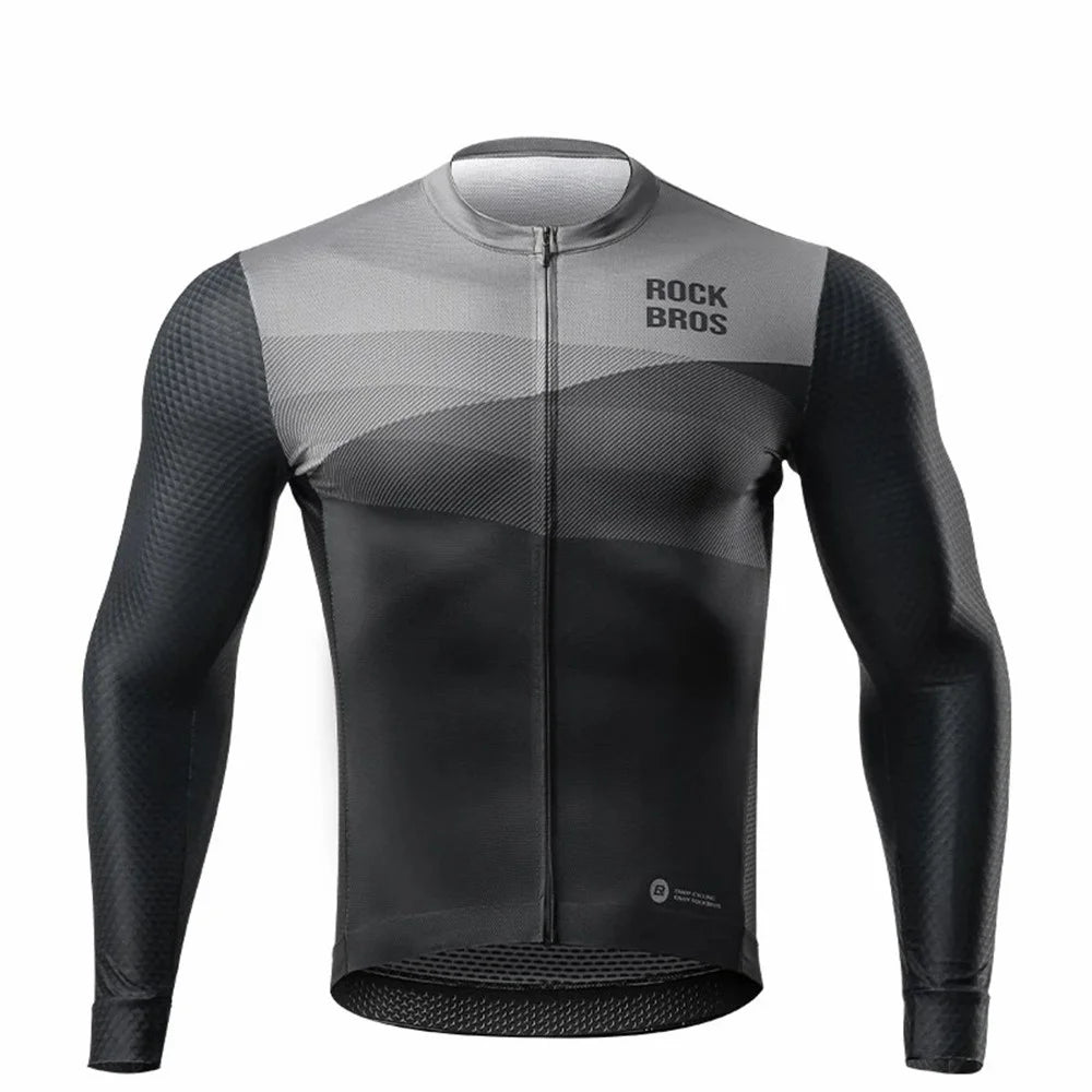 ROCKBROS rk2008 Spring Autumn Long Sleeve Top Windproof Cycling Jacket - S - 2