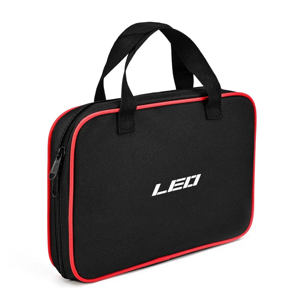 LEO 28256 20-Grid Polyester+PP Squid Hook Storage Bag Fishing Lures Soft Bait Storage Case - 1