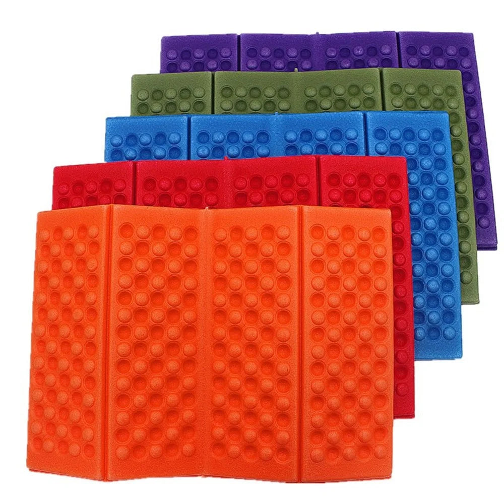 W-02 Portable Outdoor Camping Hiking Seat Mat Foldable XPE Waterproof Travel Picnic Seating Pad - Blue - 7