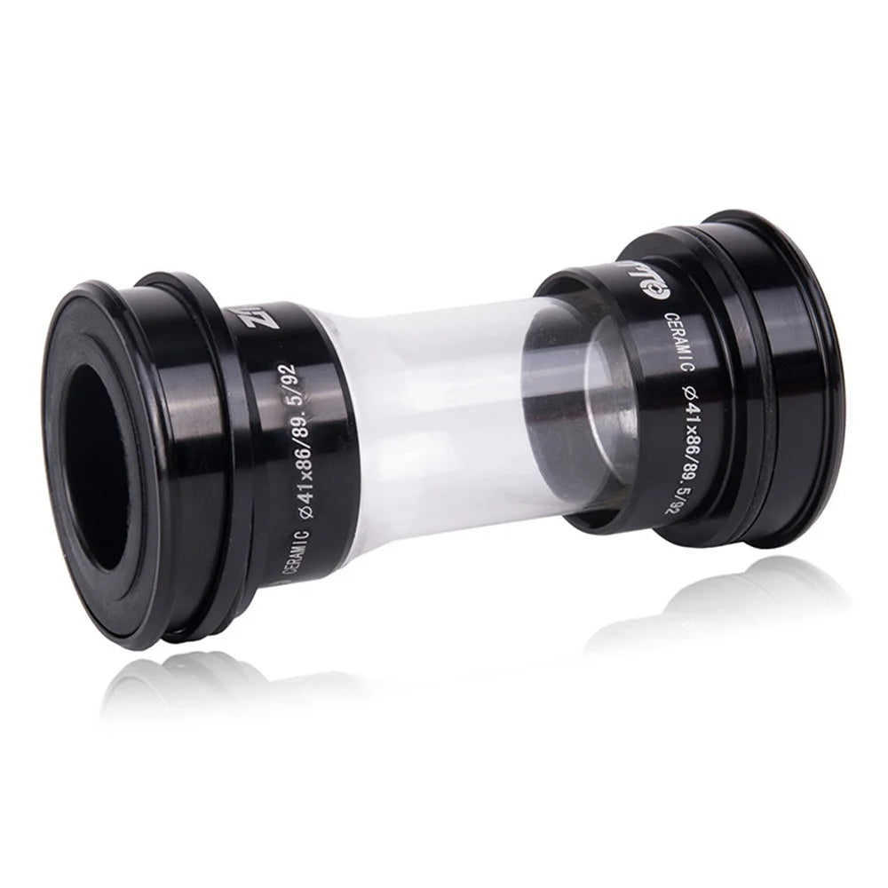 ZTTO BB209TC MTB Bike Ceramic Bearing Dub Bottom Bracket Press-In Threaded BB - Black - 2