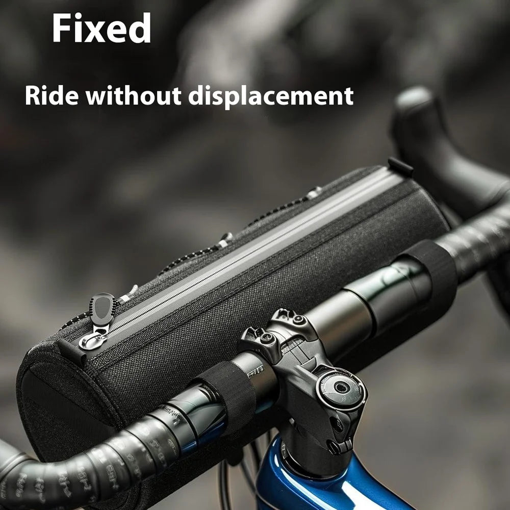 ENLEE Waterproof Bike Handlebar Bag Bicycle Front Tube Bag Crossbody Bag - 2