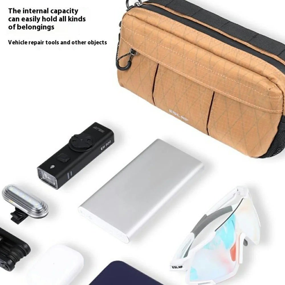 ESLNF 07CD0039 Bicycle Handlebar Bag 2L Large Capacity Waterproof Front Frame Bag for Mountain Road Bike - 3