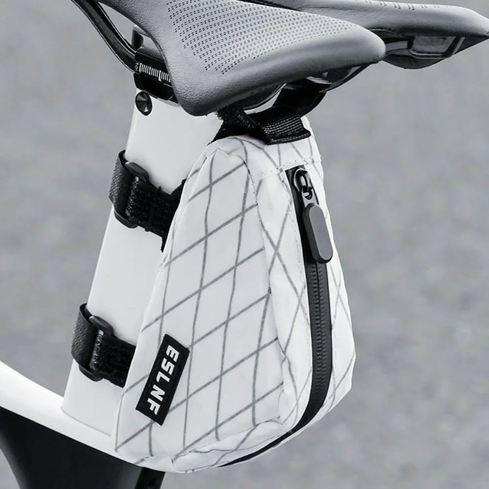 ESLNF Bicycle Mini Triangle Saddle Bag Mountain Road Bike Nylon Polyester Top Tube Storage Pack - 6