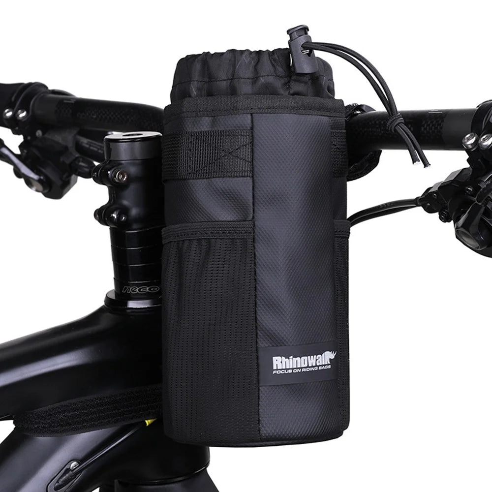 RHINOWALK PK9100 Bicycle Handlebar Bag Road Mountain Bike Cycling Water Bottle Holder Pack - 4