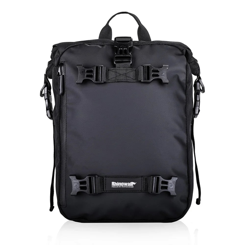 RHINOWALK MT216 10L Motorcycle Backseat Tank Bag Multifunctional Motorbike Rear Seat Side Bag Cycling Accessories - Black - 2