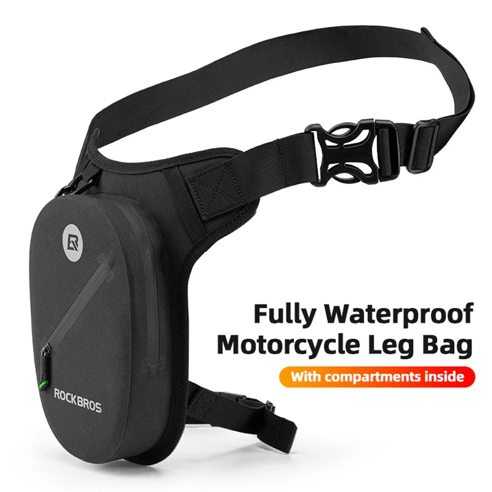 ROCKBROS AS-081 Motorcycle Rider Fanny Pack Waterproof Motorbike Riding Reflective Leg Waist Bag - 2