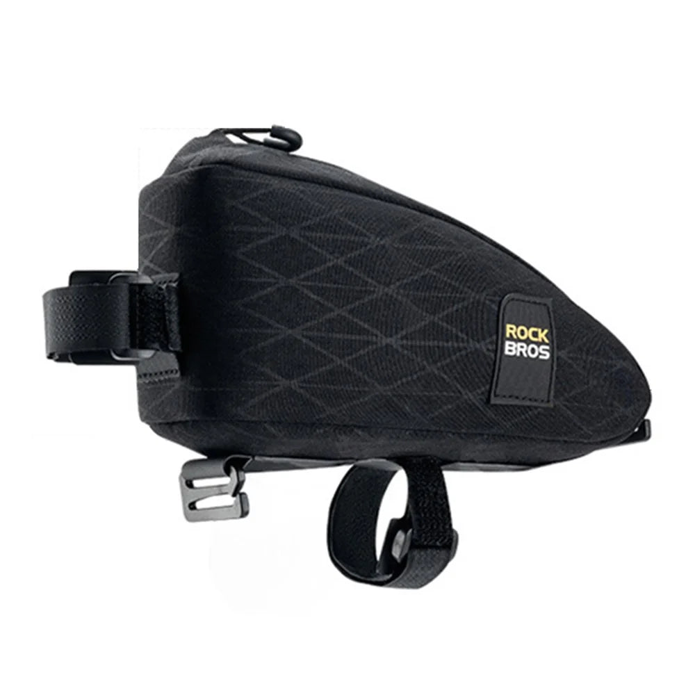 ROCKBROS 065 Polyester+PU Bicycle Bag Set with Seat Tail Bag, Triangle Frame Bag, Top Tube Front Bag - 4
