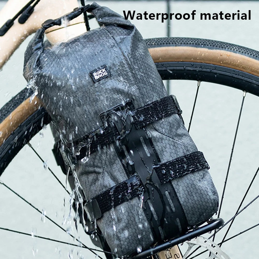 ROCKBROS W013 Bike Front Fork Bag Road MTB Bicycle Cycling Front Fork TPU Storage Bag - 4