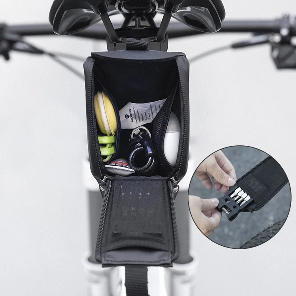 ROCKBROS C54 Bike Saddle Bag Waterproof Bicycle Tail Bag with Waterproof Liner Bag - 7