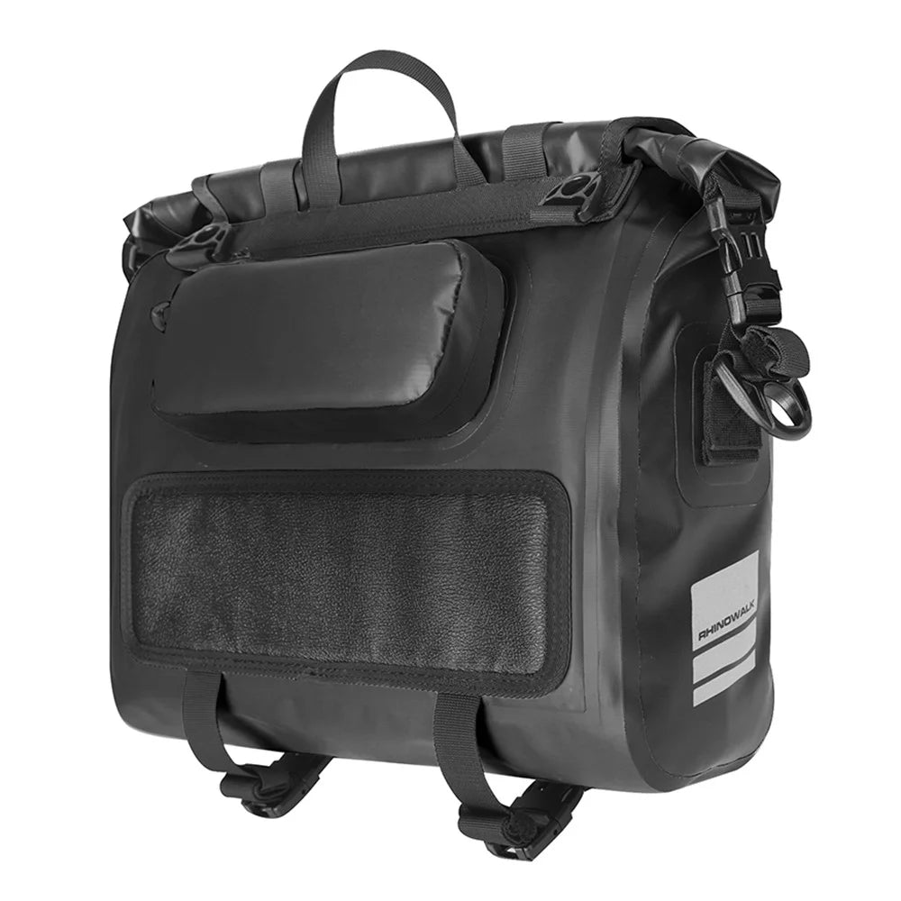 RHINOWALK MTR2030 Waterproof Polyester Motorcycle Quick Release Side Bag - Black - 3