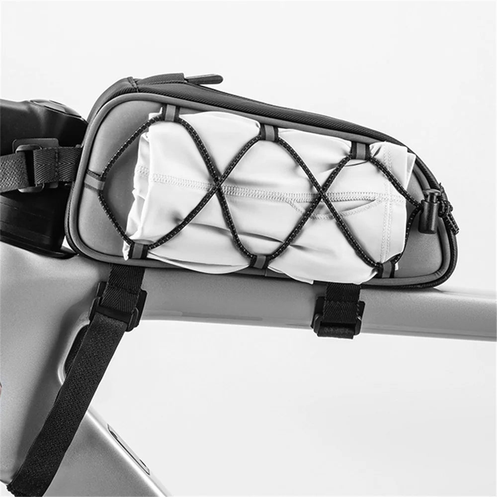 ROCKBROS 039-1 Polyester Bicycle Tube Bag Reflective Design MTB Bike Frame Bag - 5