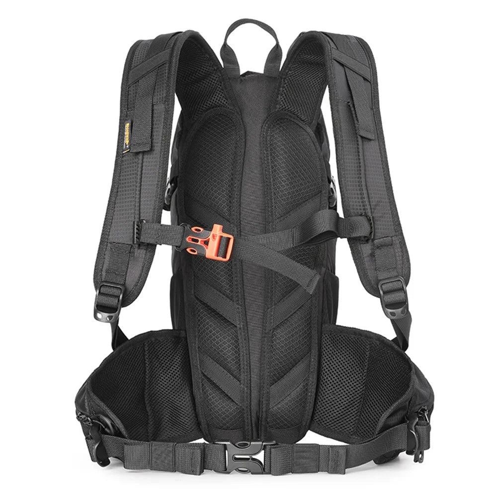 RHINOWALK RK8202 12L Hiking Backpack Breathable Travel Bag Camping Climbing Daypack - Black - 2