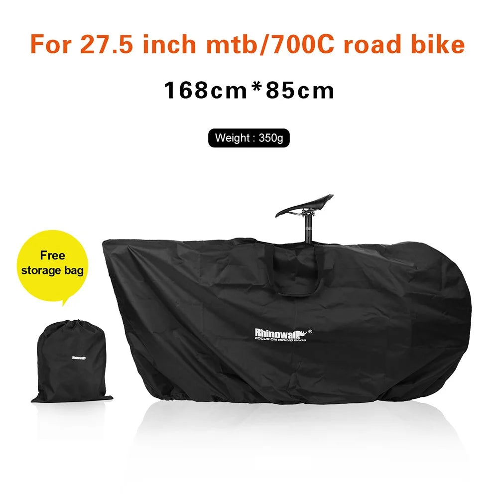 RHINOWALK RM262 Storage Bag for 27.5-inch MTB / 700C Road Bike Lightweight Carrying Pouch - 3